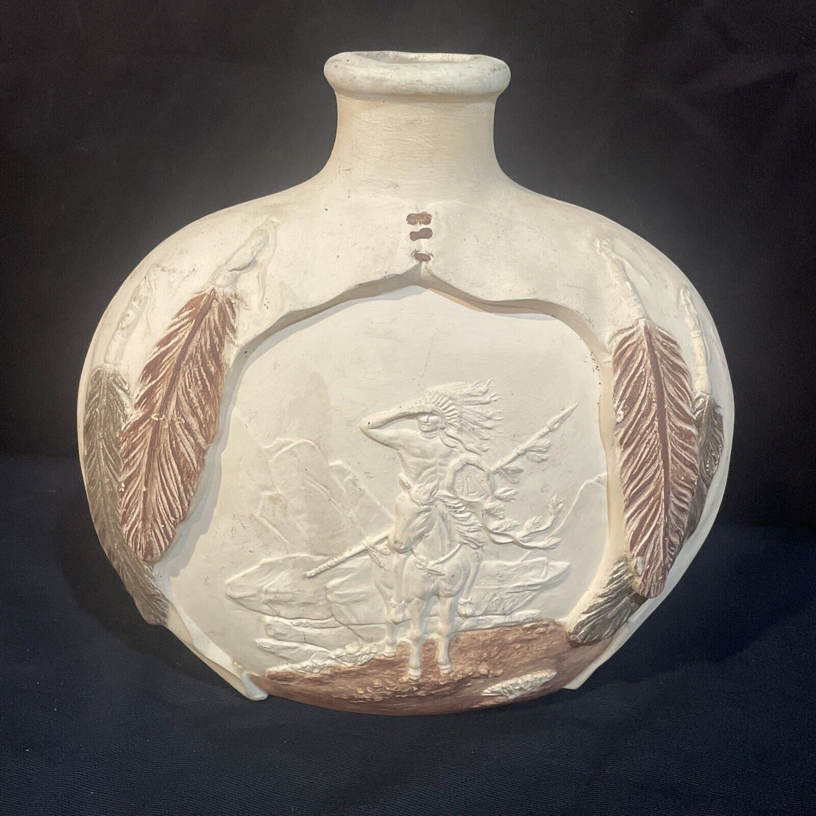 Vintage Indigenous Native American Ceramic Vase / Jug Paint Ready