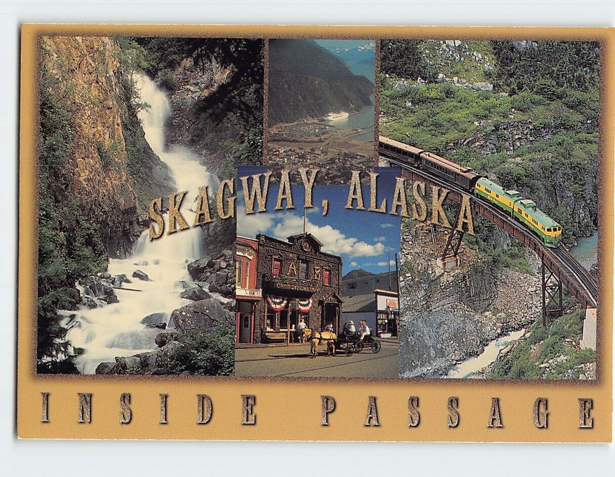 Postcard Skagway Alaska USA