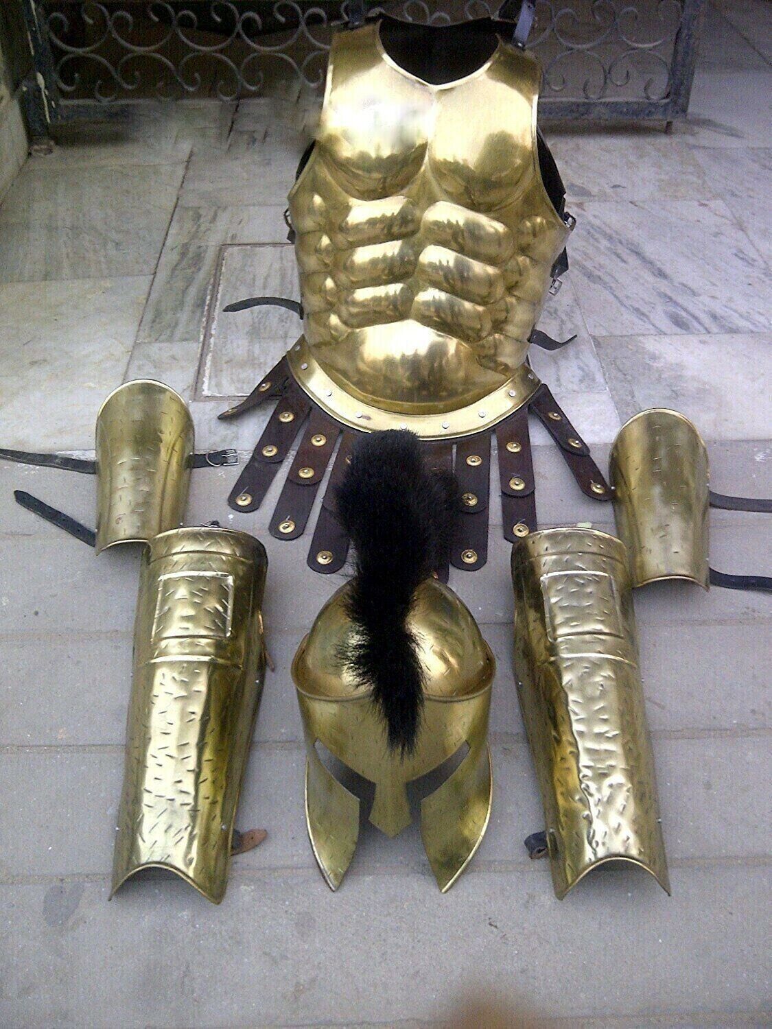 Halloween Greek Spartan Armor set Larp Cosplay costume Renaissance X-Mas Gift