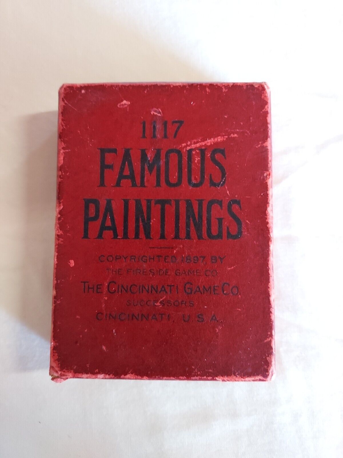 1897 Famous Paintings The Cincinnati Card Game Co #1117