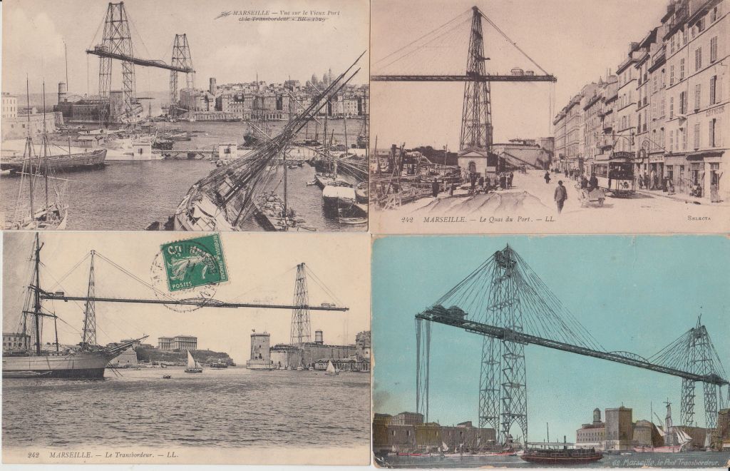 MARSEILLE (DEP 13) BRIDGE LE PONT TRANSBORDEUR 187 Postcards pre-1940 (L5803)