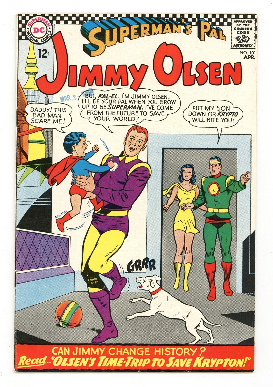 Superman\'s Pal Jimmy Olsen #101 FN 6.0 1967