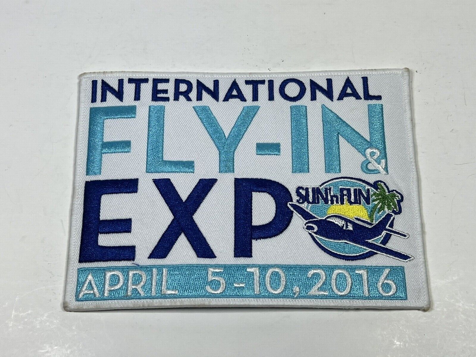 2016 International Fly in Expo Patch 6 x 4.5 Airplaine Flight New