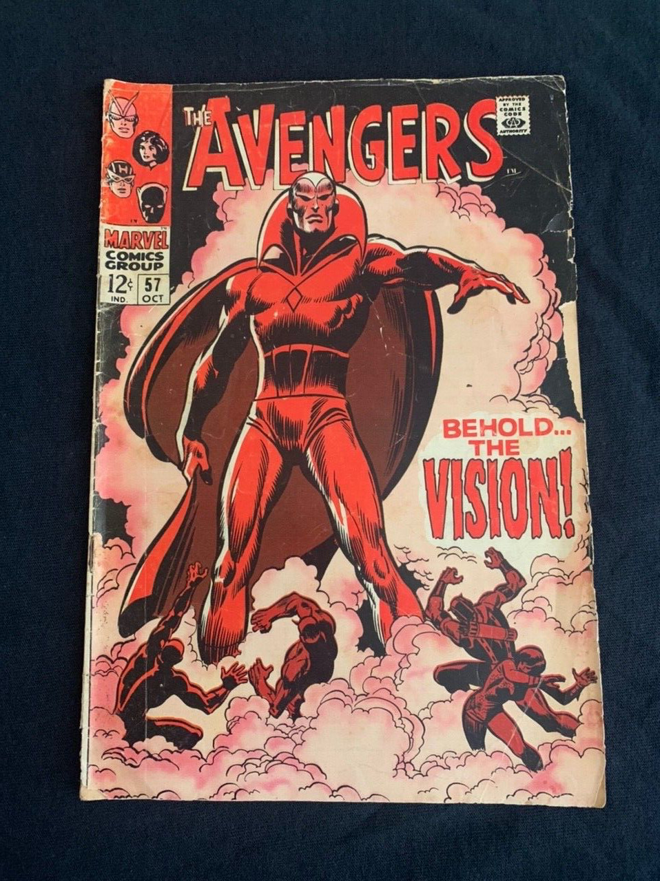 The Avengers #57 Marvel 1968 1st Appearace Vision RARE Ungraded