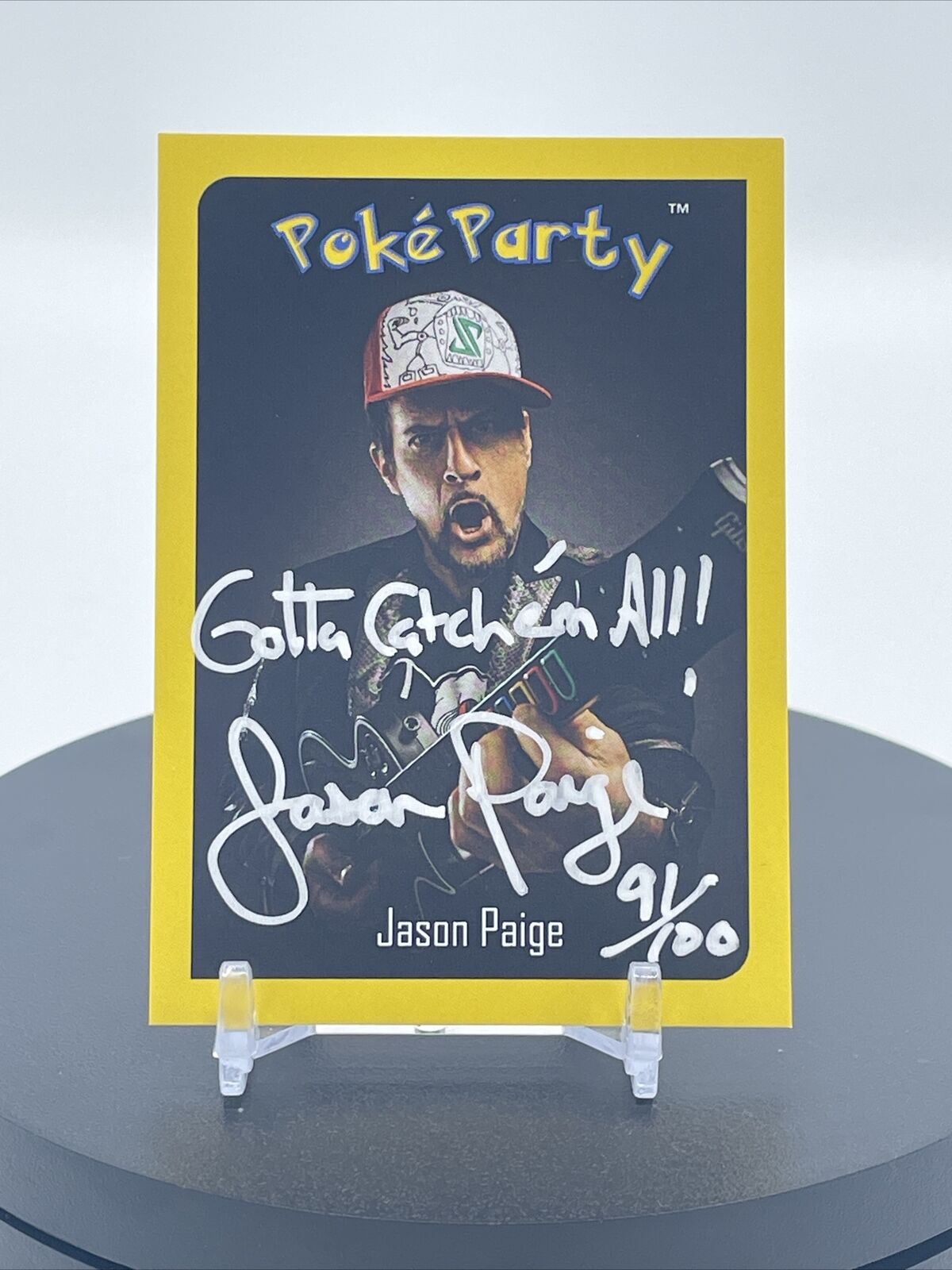 2023 Poké Party Jason Paige Pokémon Auto /100 Card Gotta Catch Em All