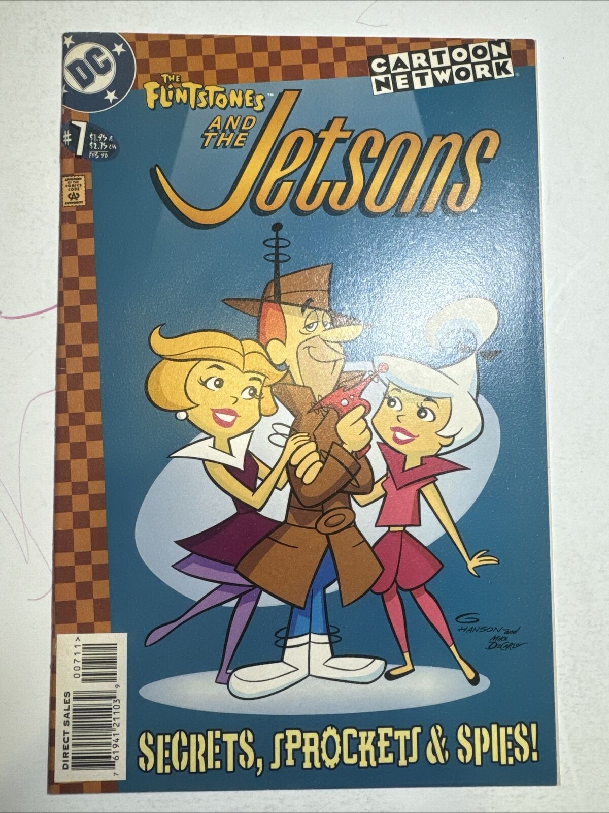 Flintstones and The Jetsons #7: “The Spy Who Grounded Me” DC Comics 1998 FN/VF