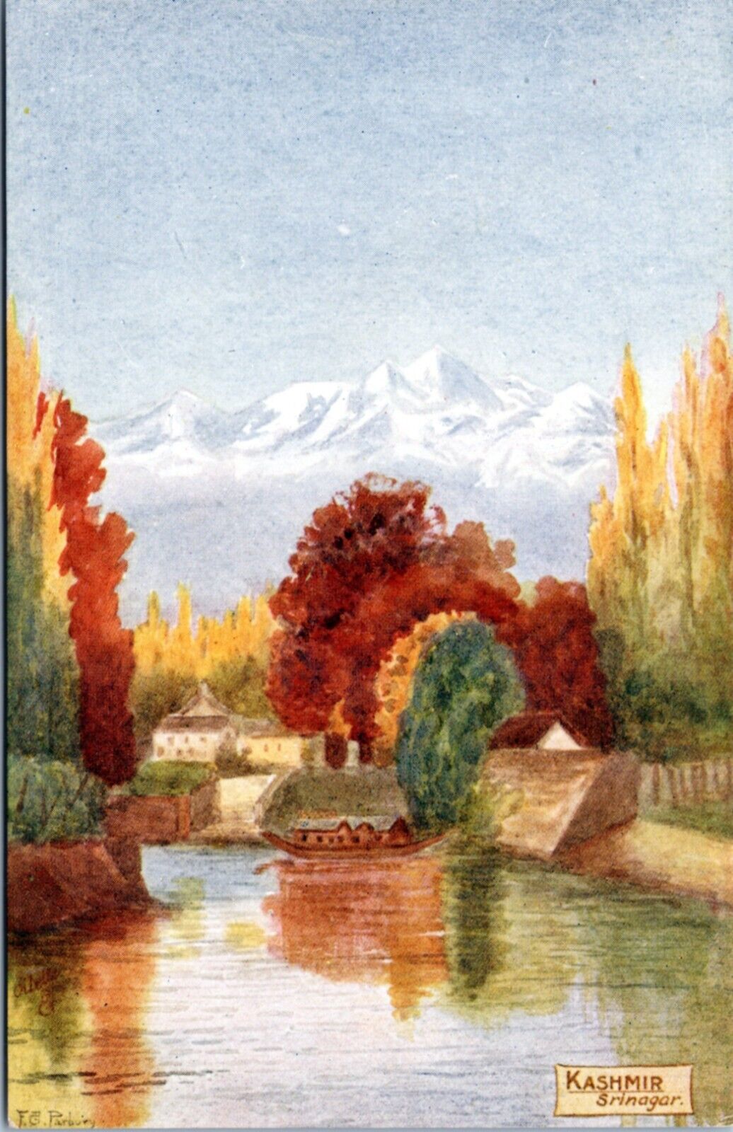 Postcard India Kashmir Tuck 7089 -  Srinagar