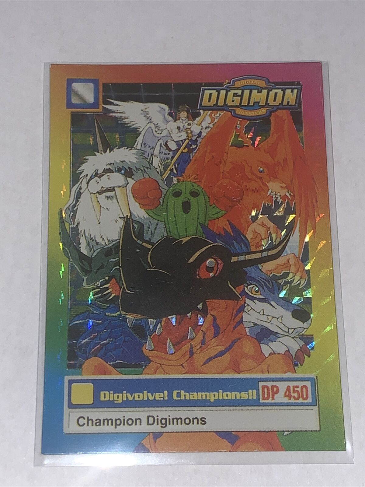 1999 Bandai Digimon Card | HOLO Digivolve Champions 3 of 34 | Series 1 UpperDeck