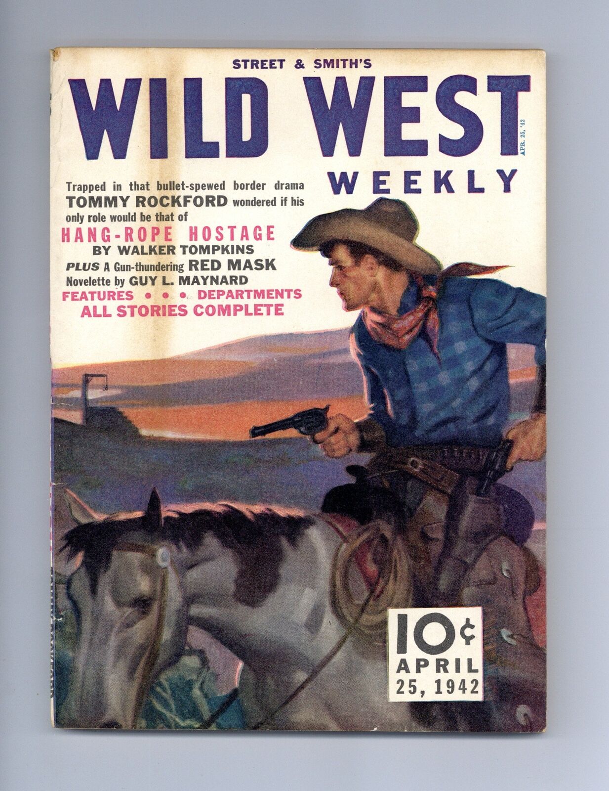 Wild West Weekly Pulp Apr 25 1942 Vol. 153 #6 FN