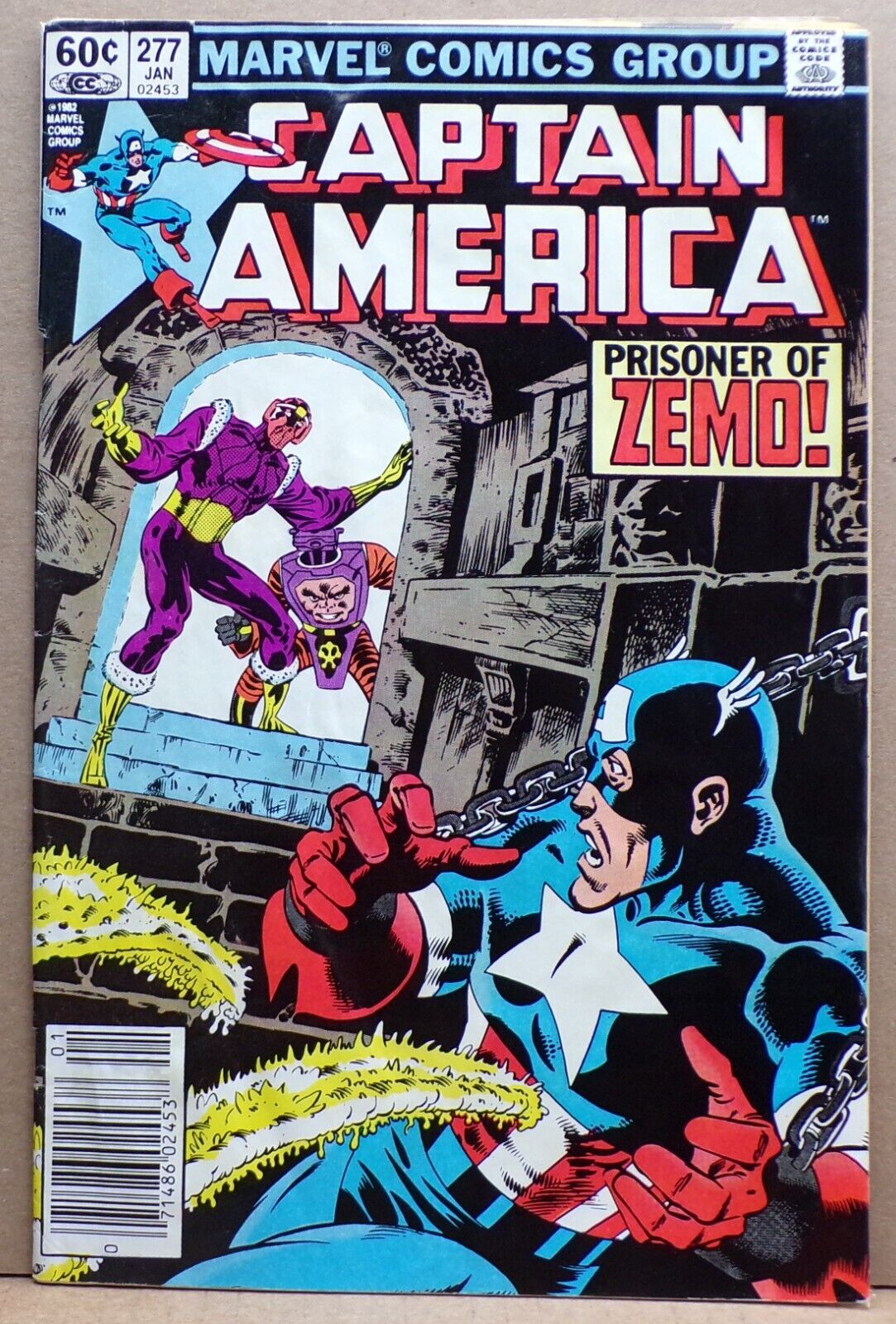 Captain America #277-newsstand edition --1983--