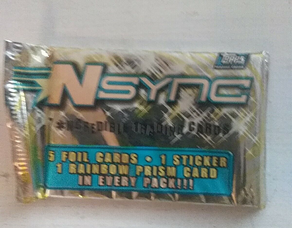 Vintage 2000 NSYNC 7 Ncredible Trading Cards Topps New In Package Sealed