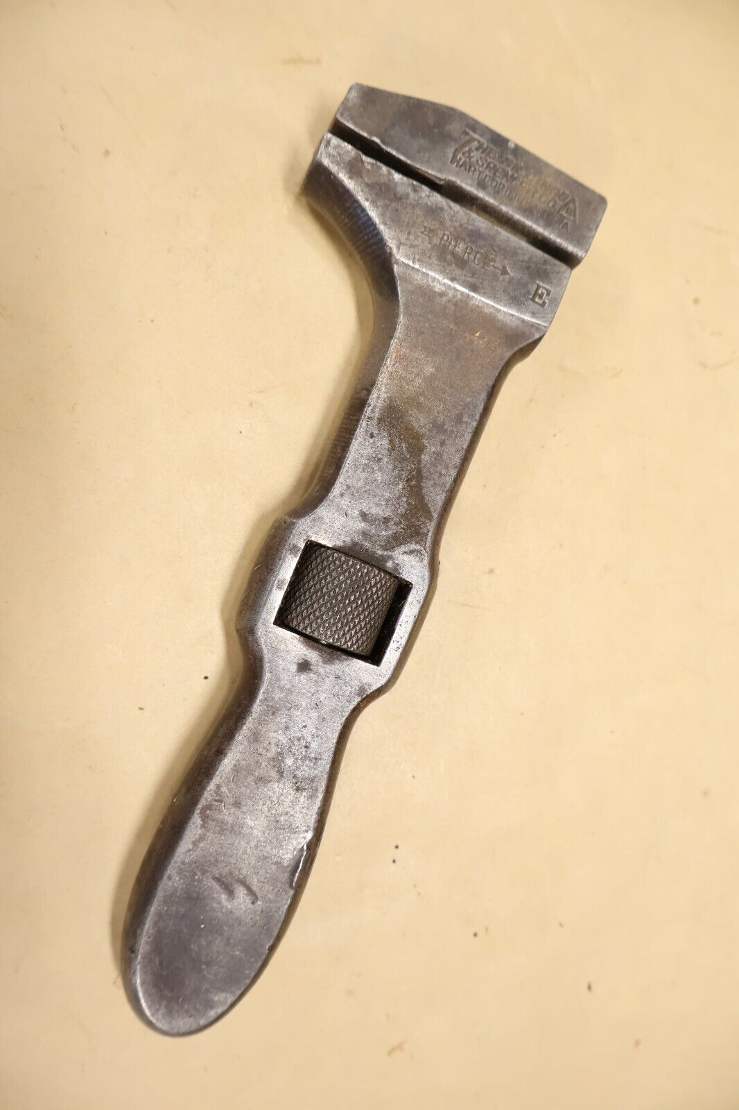 The Billings & Spencer Co Hartford Conn USA Adjustable Steel Wrench Spanner
