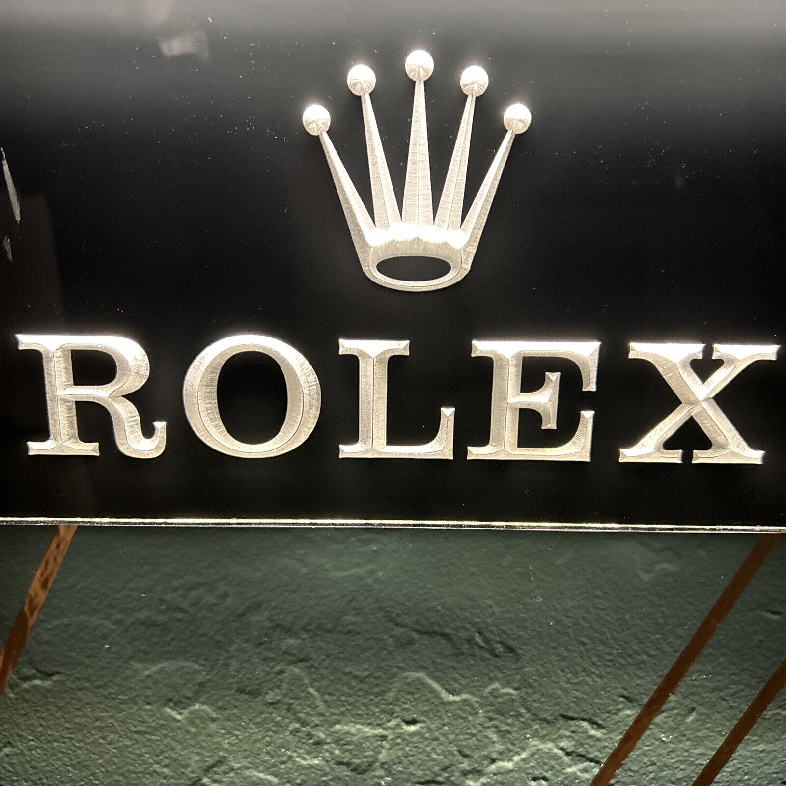 ROLEX Crown Dealer Display Light Sign 