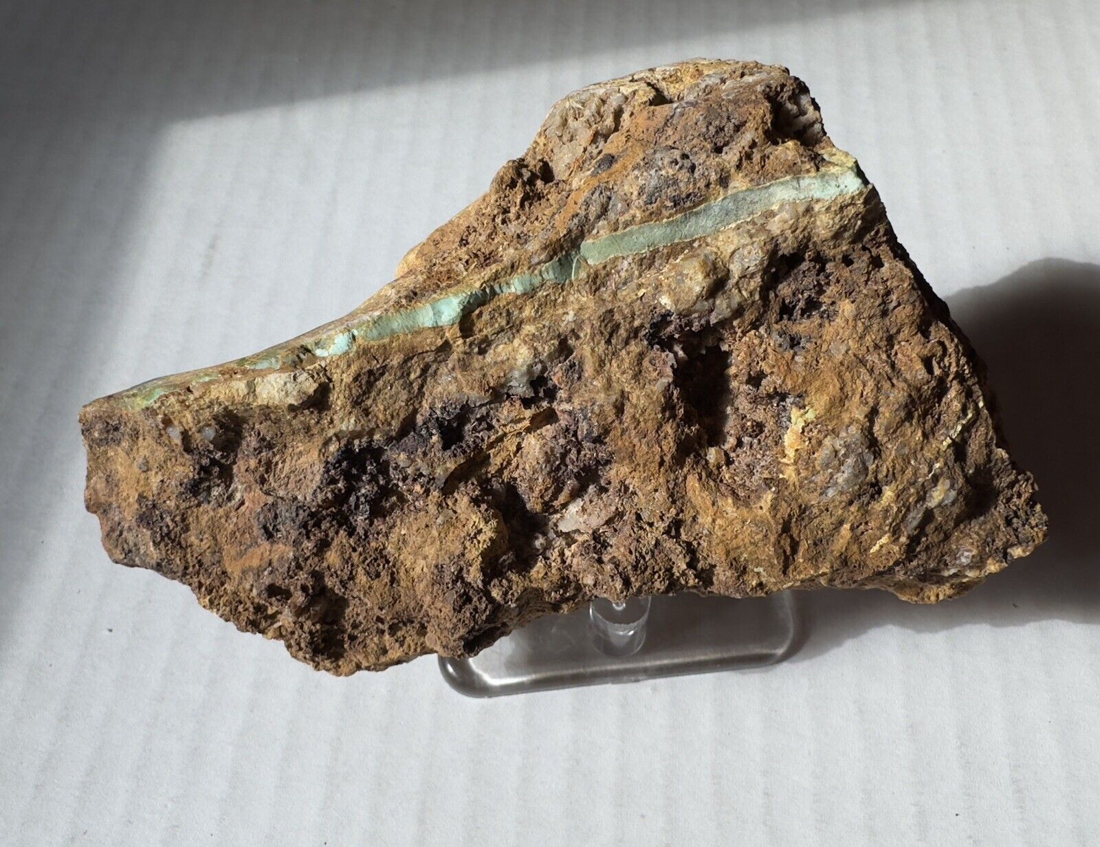 Turquoise, from Hatchita, Eureka District, Grant County, New Mexico