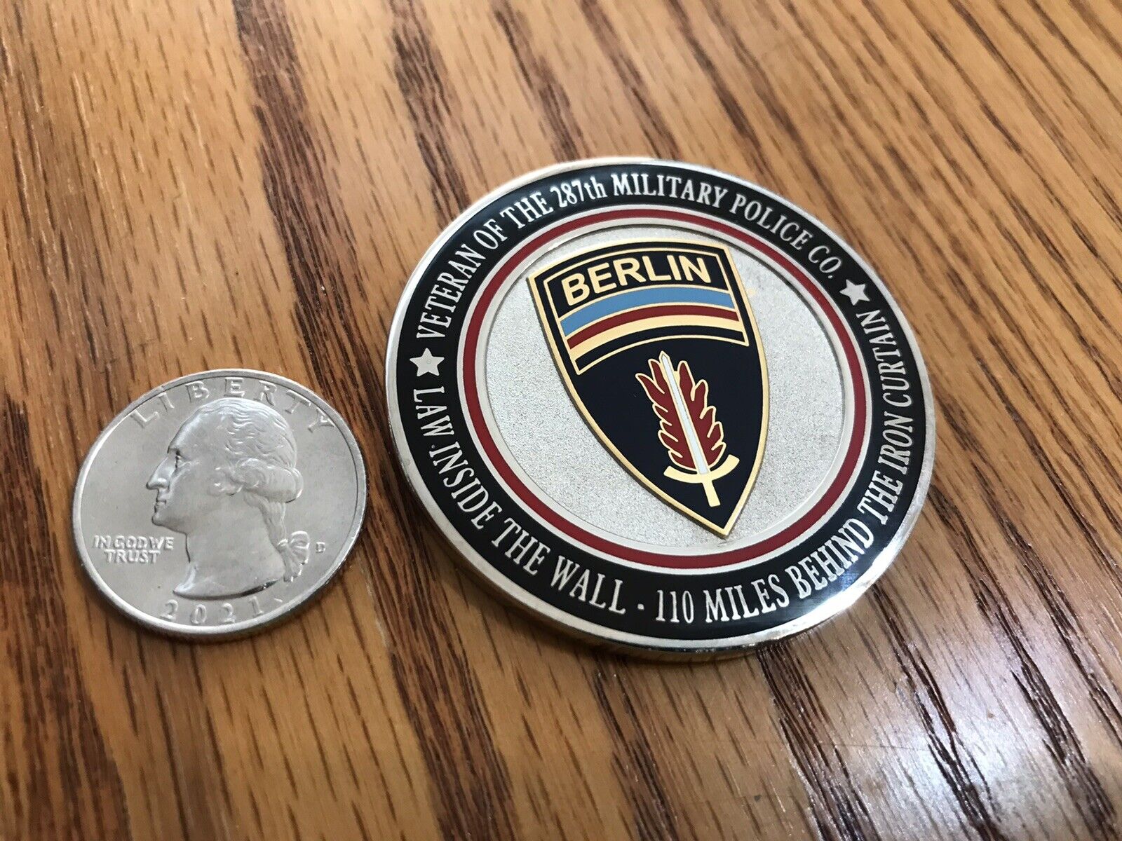 U.S Army Berlin Brigade - Checkpoint Charlie Veterans Coin