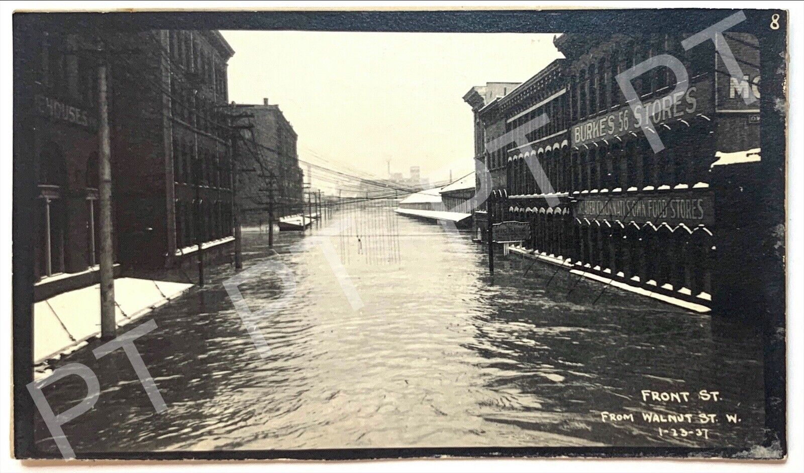 Vtg Photo 1937 Official Flood Damage Survey Cincinnati Ben Kock Collection D