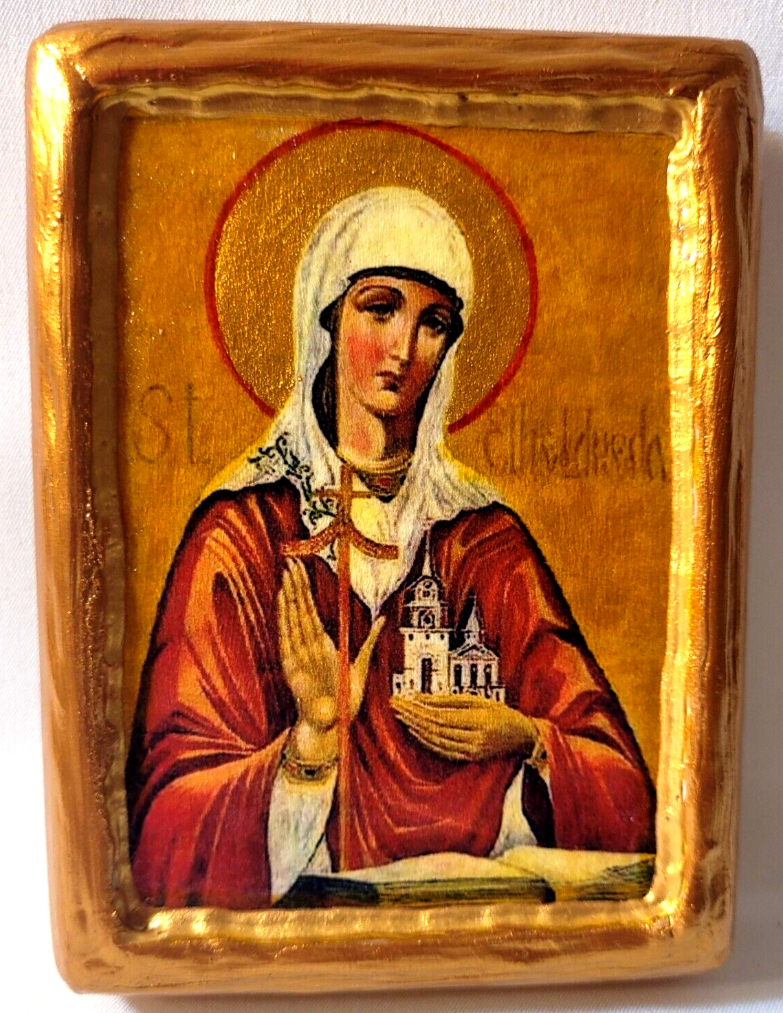 Saint Audrey Etheldreda Of Ely Anglican Roman Catholic and Eastern Orthodox Icon