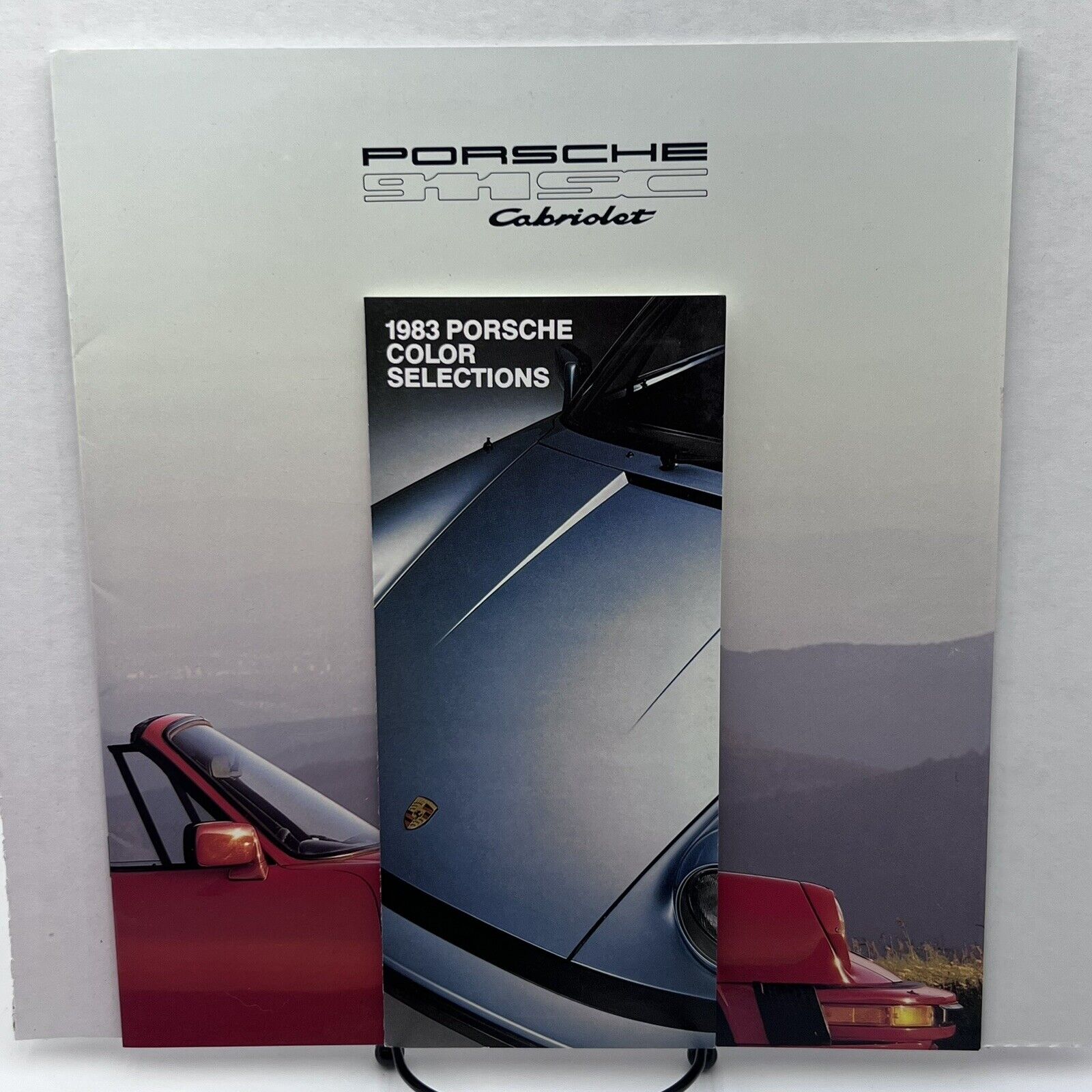 1983 Porsche 911SC Cabriolet Sales Brochure & 1983 Porsche Paint Color Selection