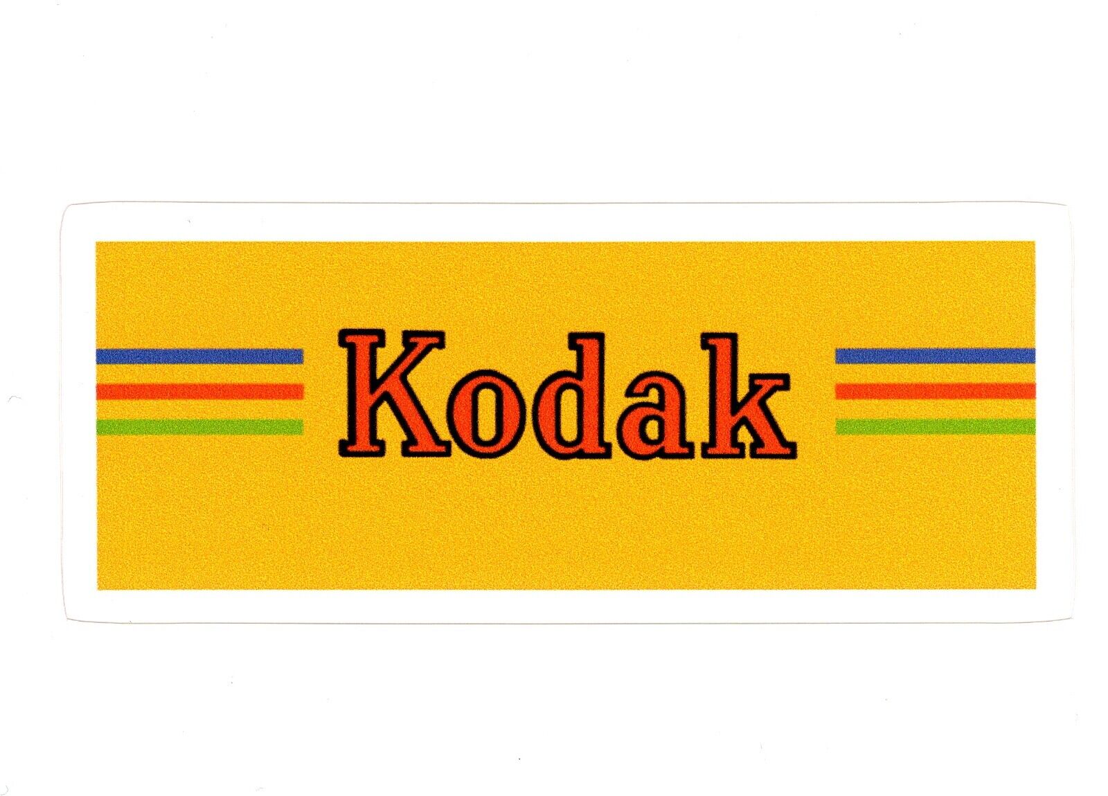 Kodak Film Vintage Gold Logo Sticker (Reproduction)