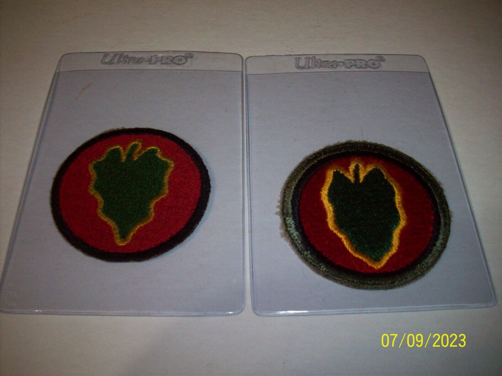 2-W.W.2 24th Infantry Division Patches