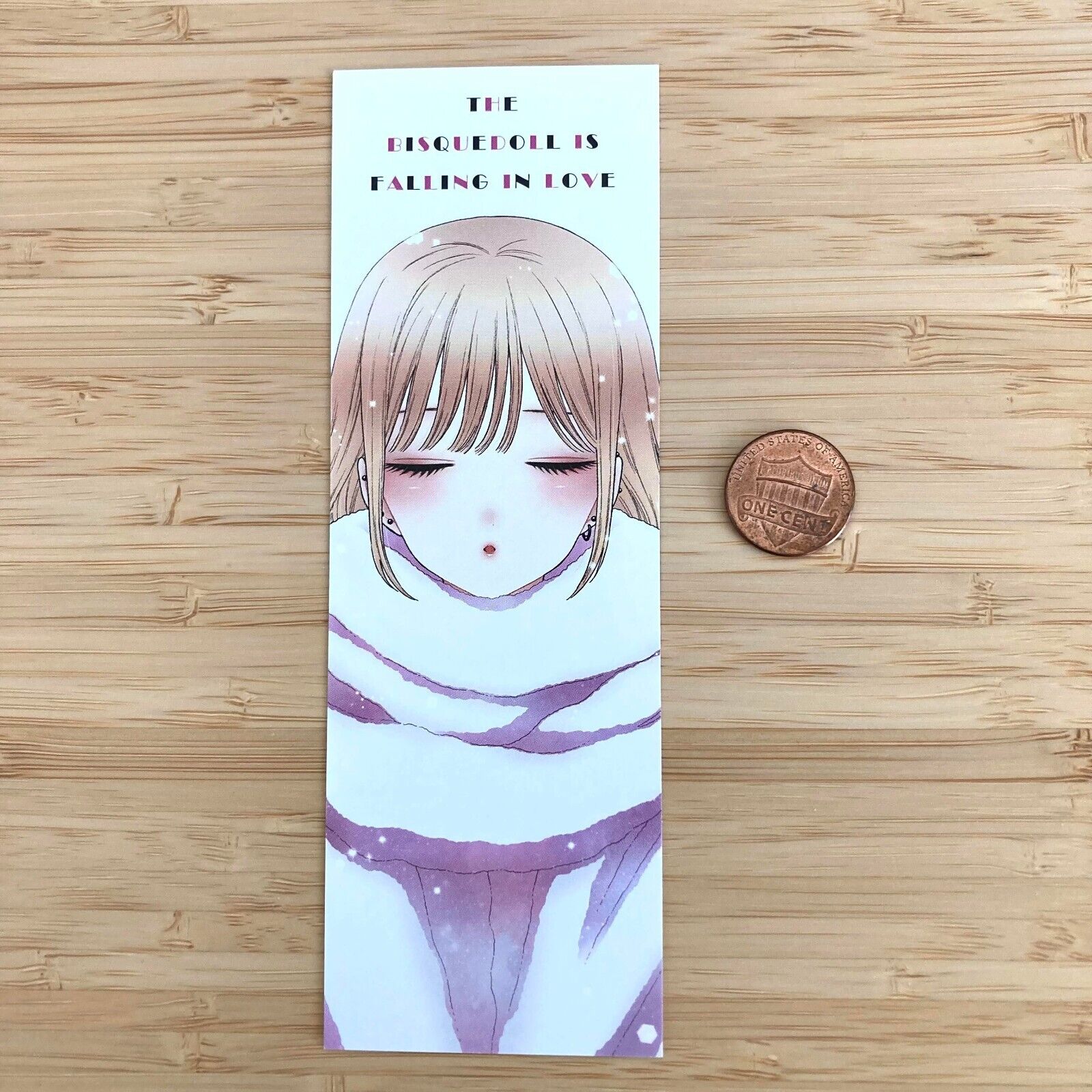 Rare my dress up darling limited edition DOUBLE SIDED manga bookmark EX cond.