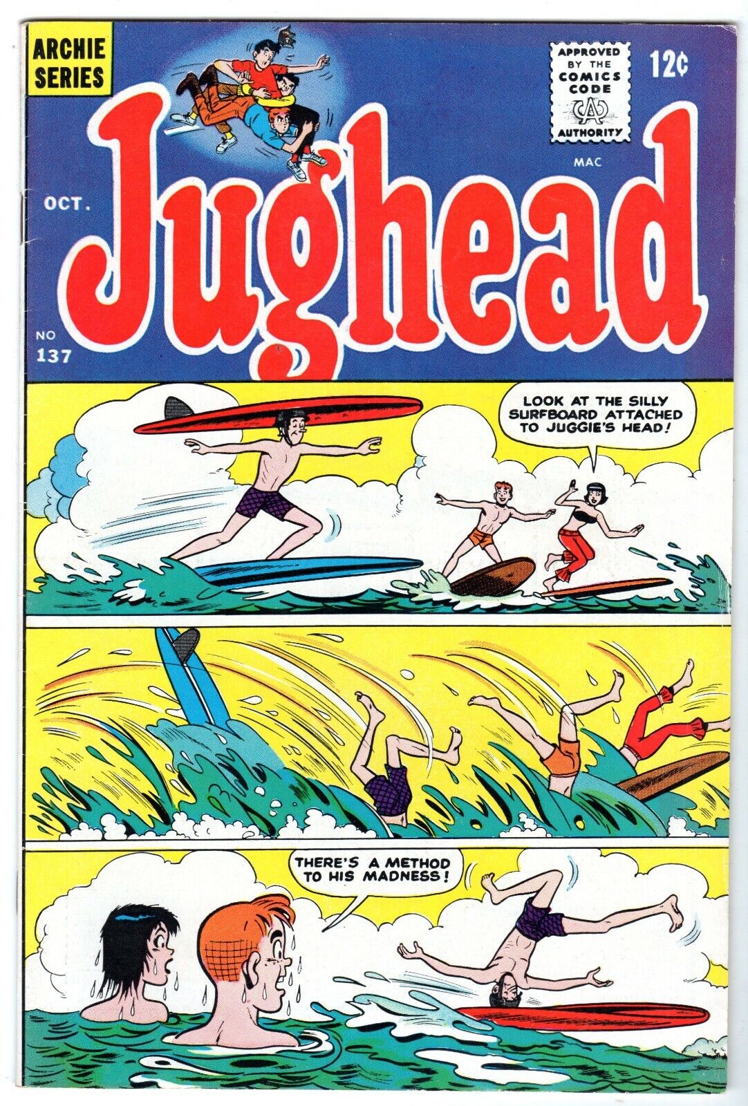 Jughead #137, Very Fine - Near Mint Condition