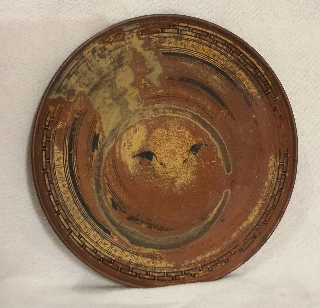 Vintage Copper Plate 9-1/4