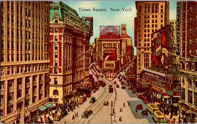 Vintage Postcard Times Square New York City NY New York c.1907-1915        K-419