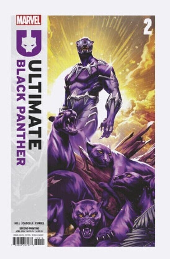 Ultimate Black Panther #2 Second Printing Mateus Manhanini Variant