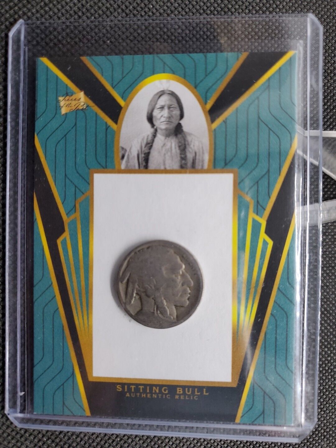 2023 Pieces of the Past Sitting Bull Original Buffalo Nickel Coin Relic    KF
