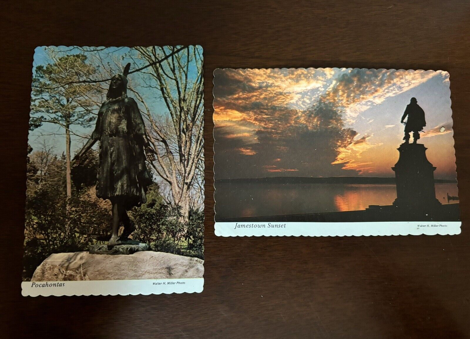 Vintage Jamestown Virginia Postcards Pocahontas John Smith