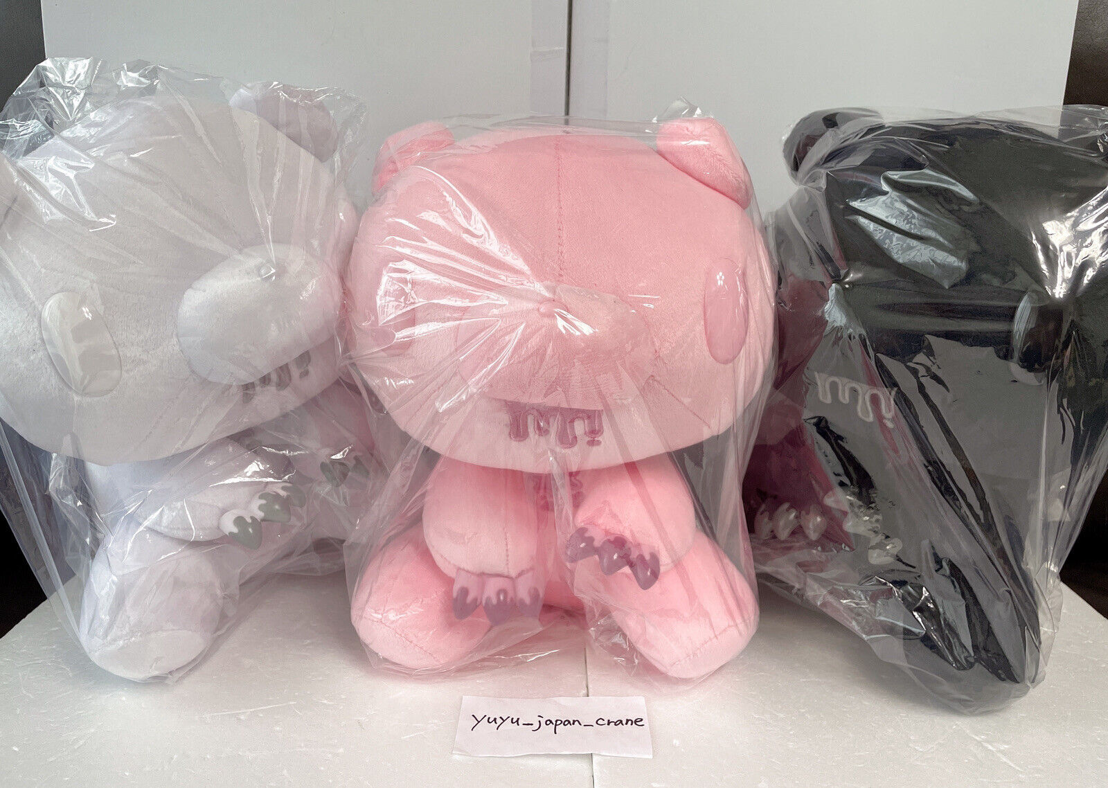Gloomy Bear Monocolor Variations Plush Doll Stuffed Chax GP 30cm Set Of 3 New
