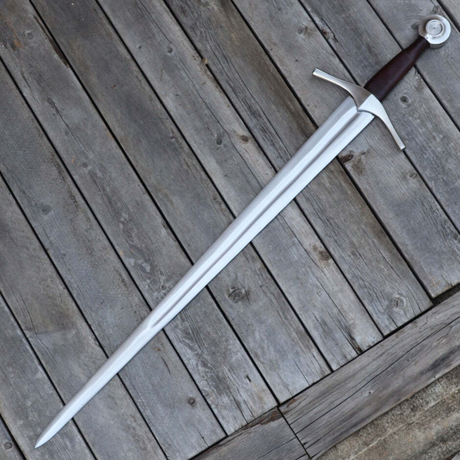 Beautiful handmade steel balde Viking sword with leather sheath.christmas gift