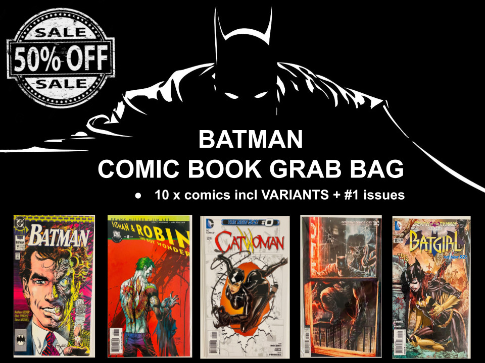 🔥Lot x 10 BATMAN COMIC BOOK Grab Bag incl VARIANT #1s GUARANTEED VF -50% OFF