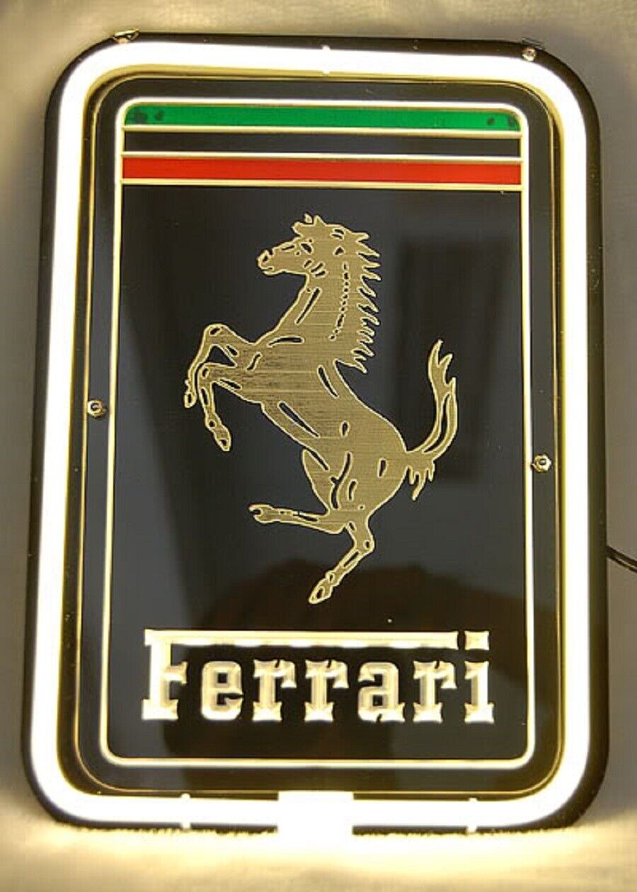 CoCo Ferrari Logo 3D Carved Neon Sign 17