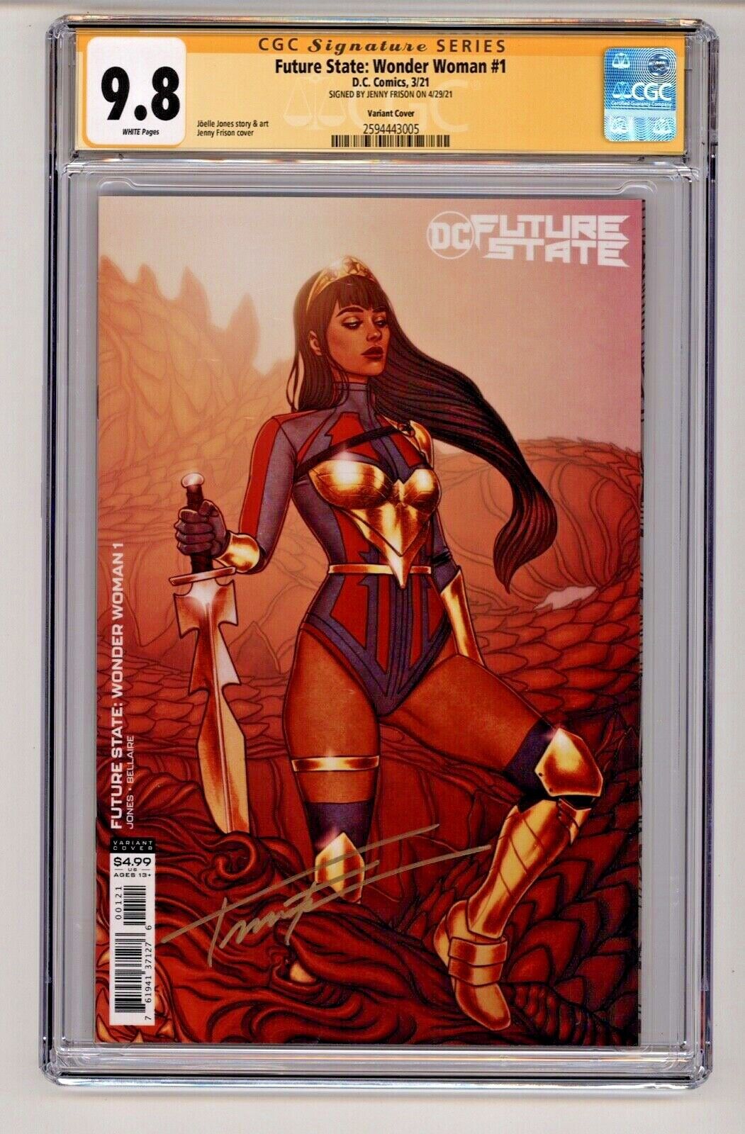 Future State: Wonder Woman #1 Jenny Frison Variant CGC 9.8 Signed