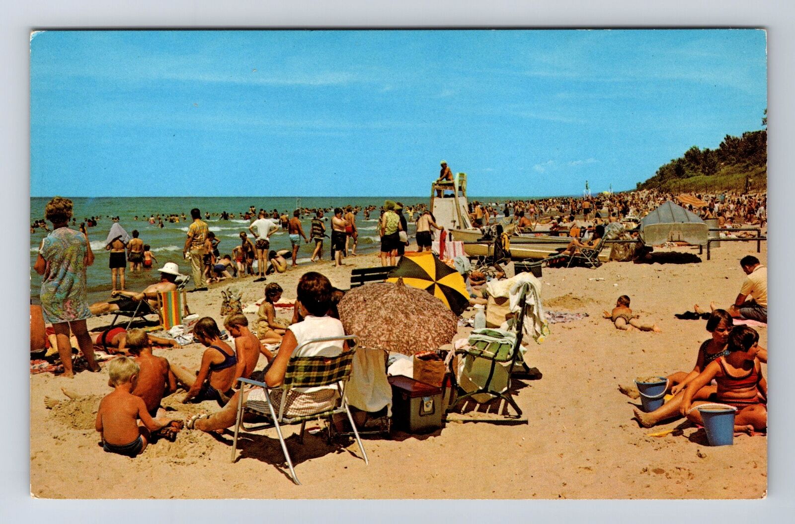 Chesterton IN-Indiana, Indiana Dunes State Park, Antique, Vintage Postcard