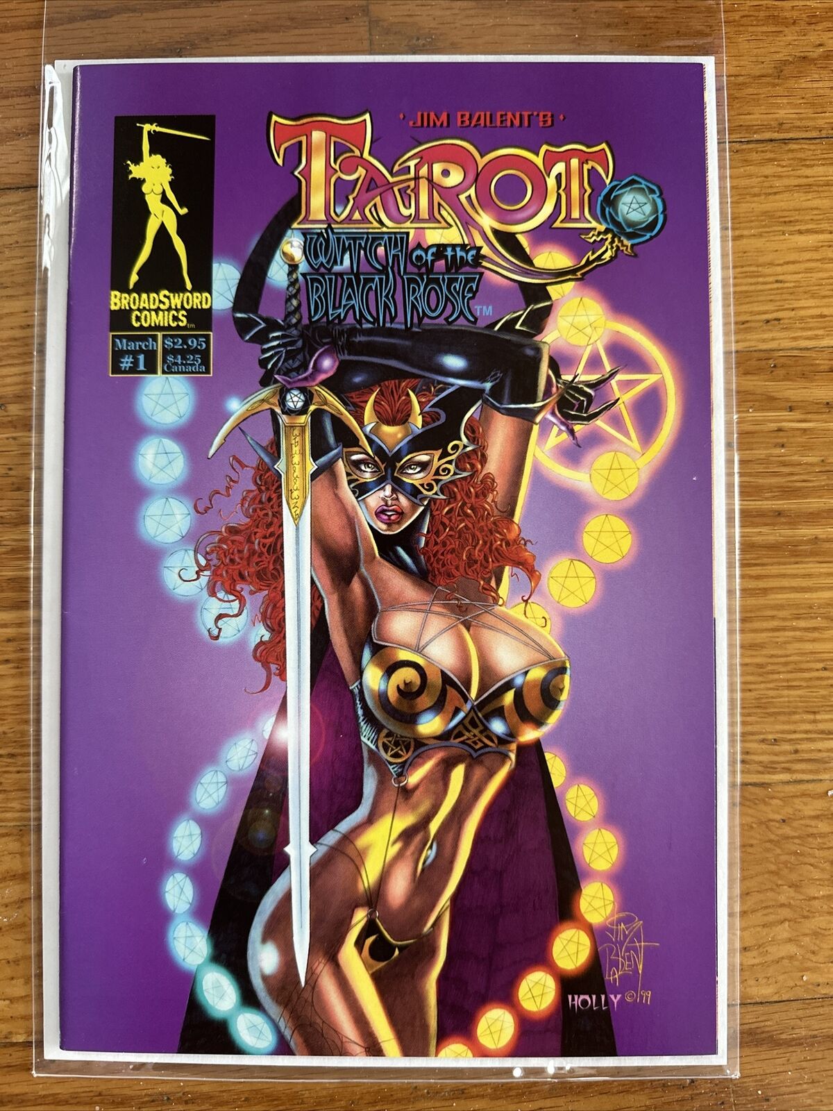 BROADSWORD COMICS TAROT WITCH OF THE BLACK ROSE #1 COVER A MARCH 2000