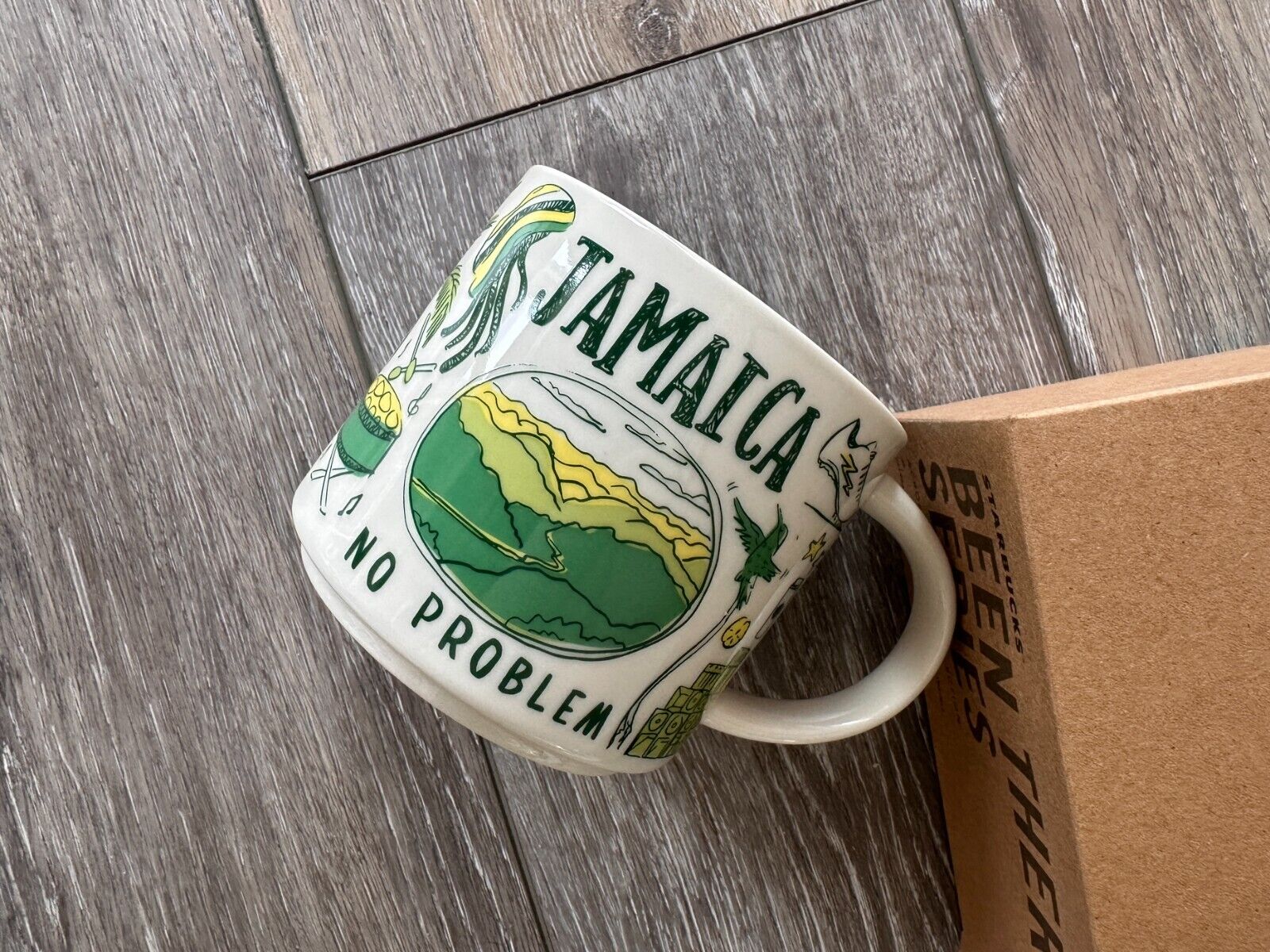 NEW RARE Starbucks JAMAICA You Are Here Collection Mug Cup 14oz SHIPS FROM USA