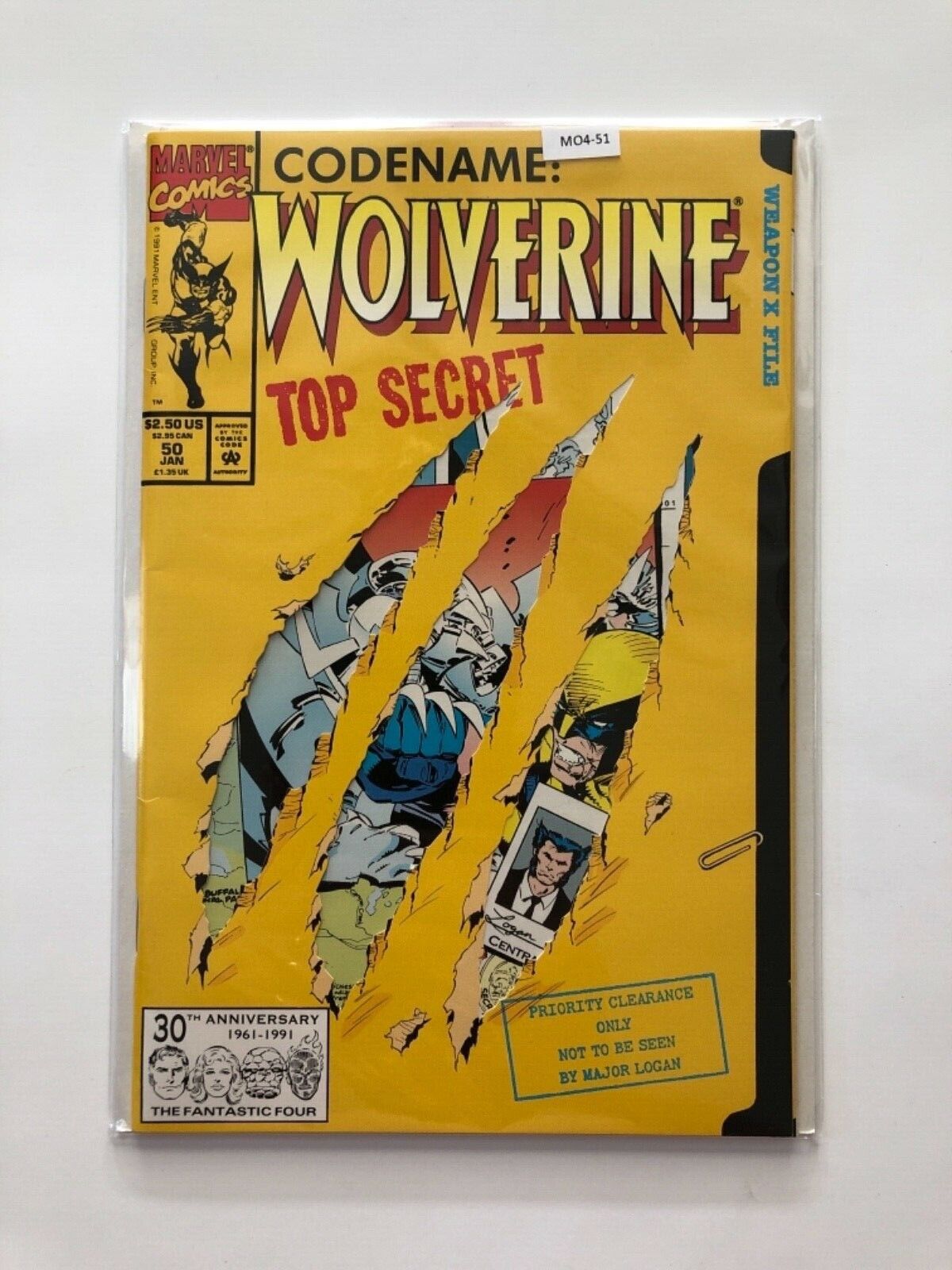 Wolverine vol.2 #50 1992 High Grade 9.0/9.2 Marvel Comic Book MO4-51