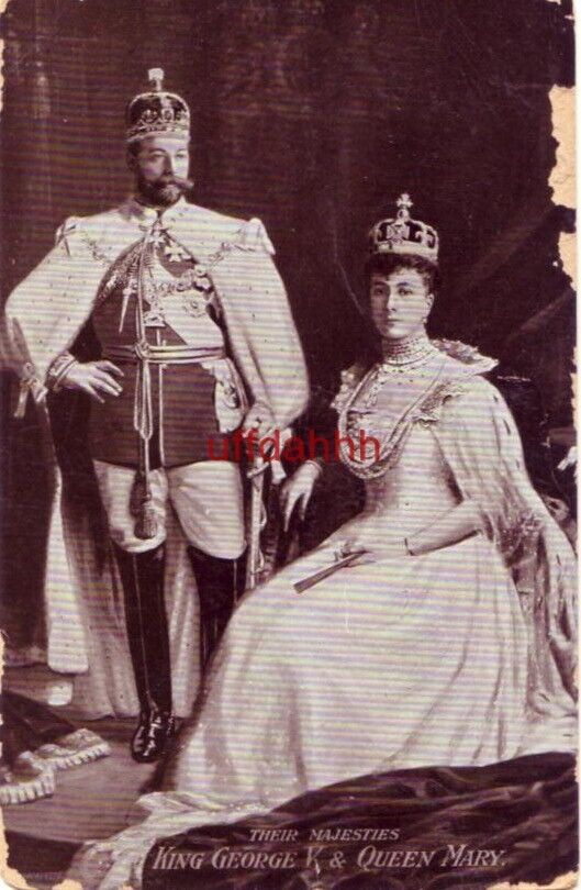 THEIR MAJESTIES, KING GEORGE AND QUEEN MARY Valentine & Sons Publishing