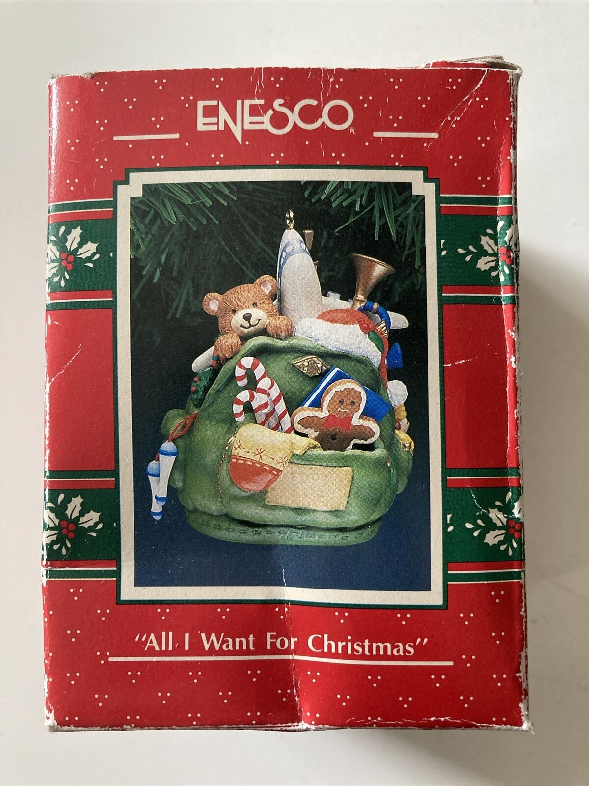 ENESCO 1991 ALL I WANT FOR CHRISTMAS ORNAMENT 577618