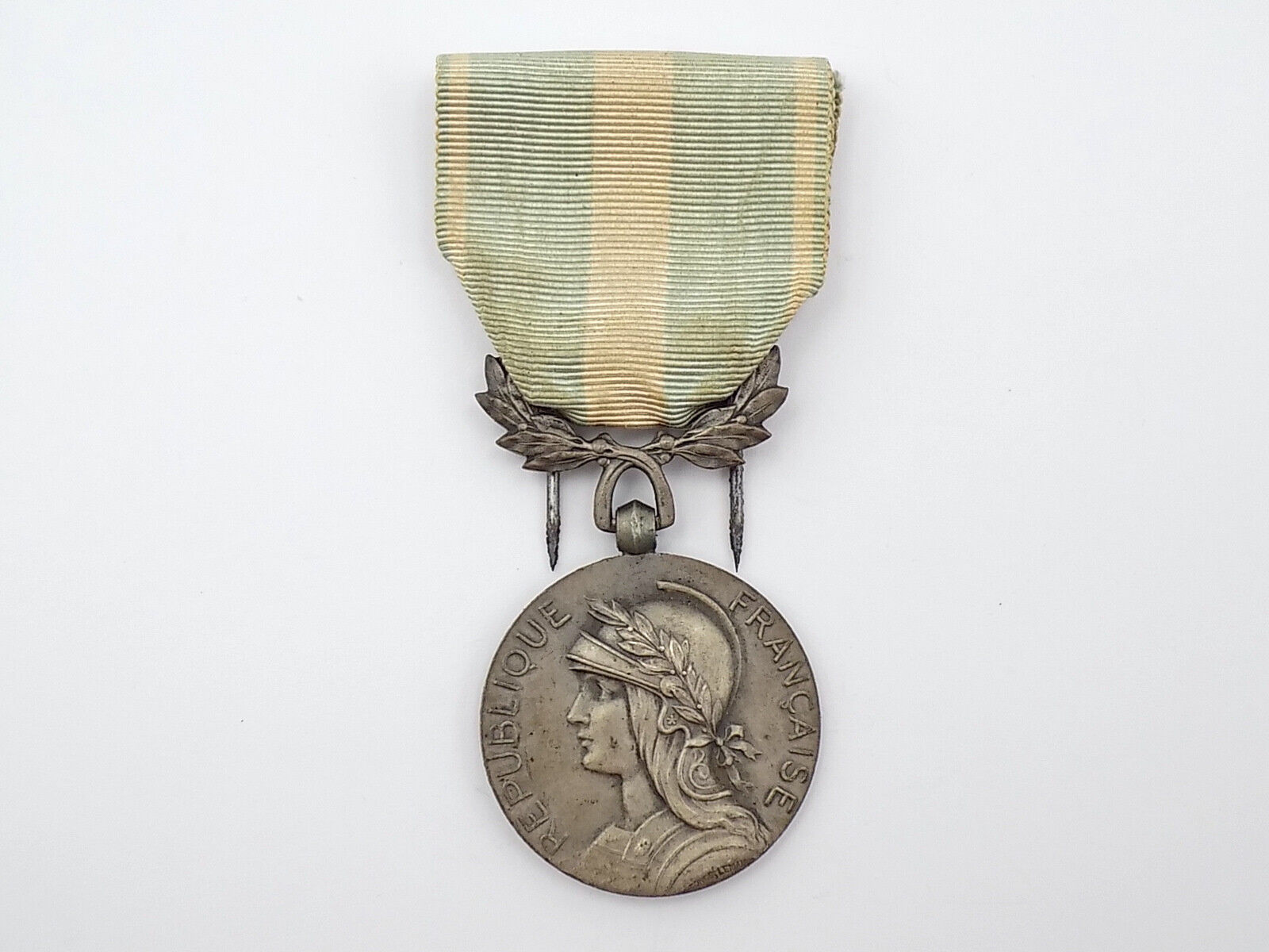 Original French Colonial Medal 2nd Official Type Silver