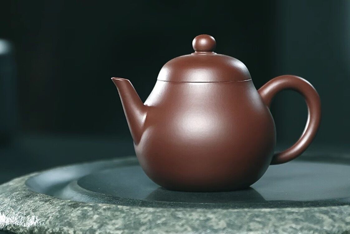220cc chinese Yixing Handmade Zisha teapot Purple clay Pear Hu Gongfu Tea Pot