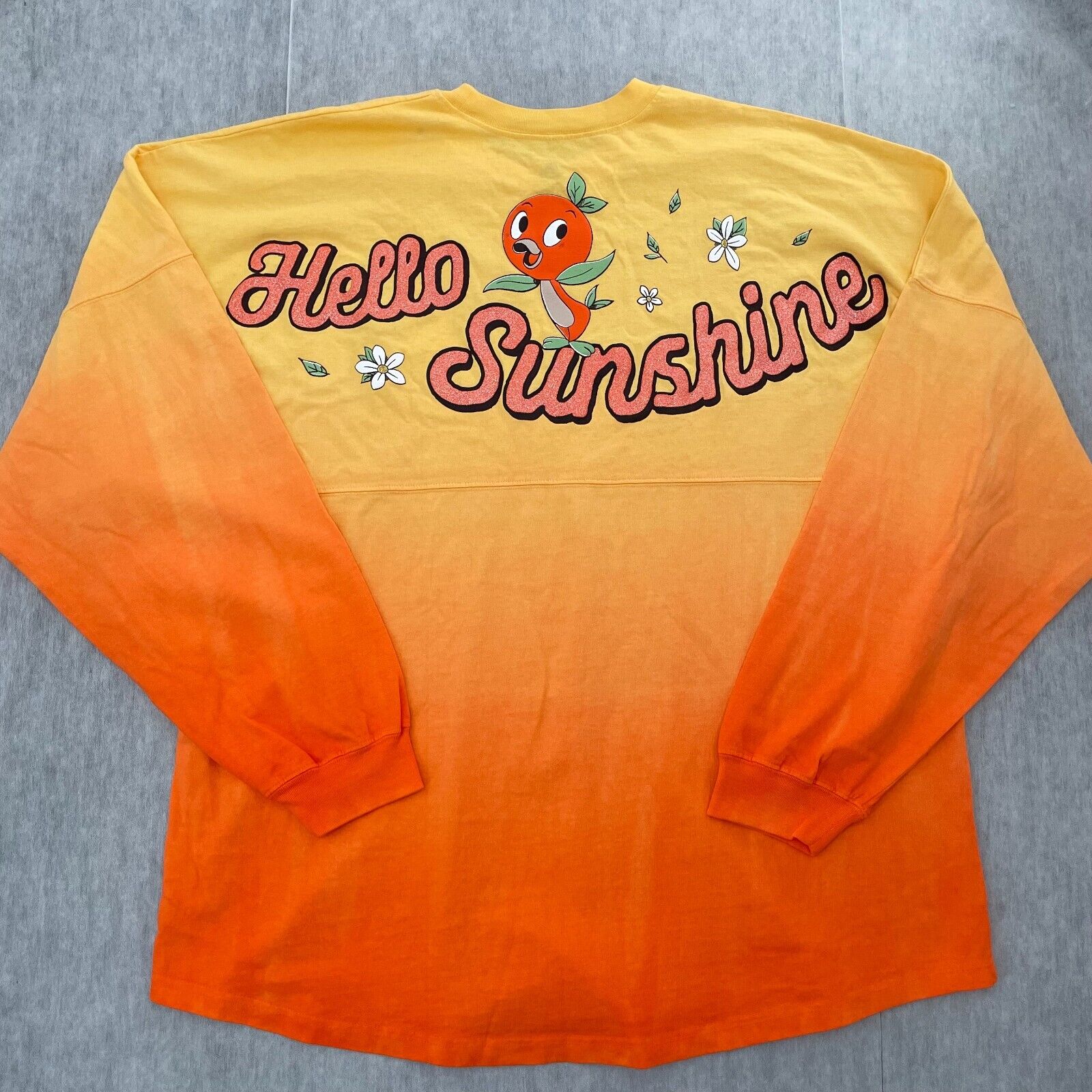 Disney Spirit Jersey Adult 2XL Orange Hello Sunshine Epcot 2020 Flower Garden
