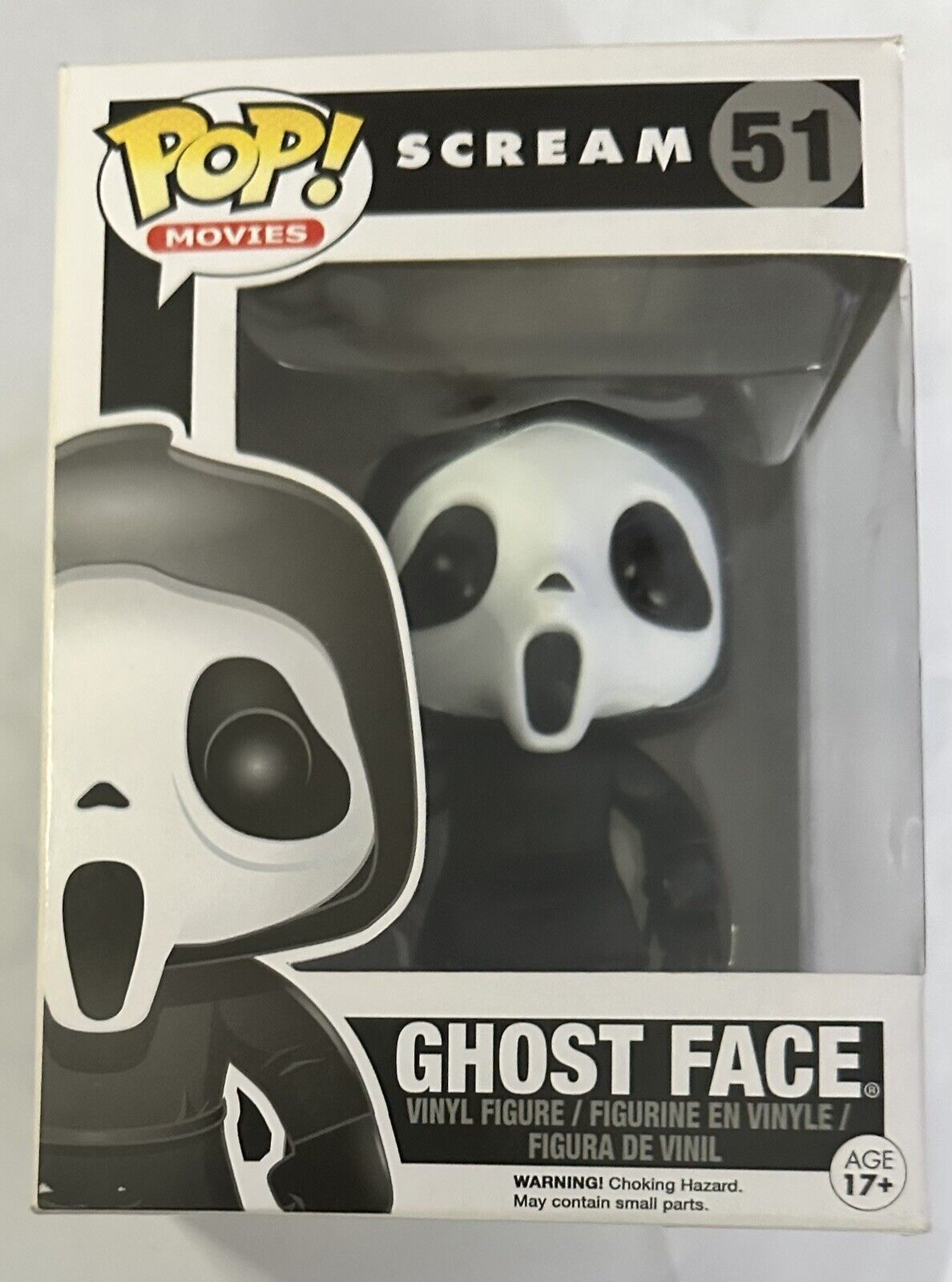 Funko Pop Movies Scream Ghost Face 51 Authentic Retired Grail W/ Hard Protector