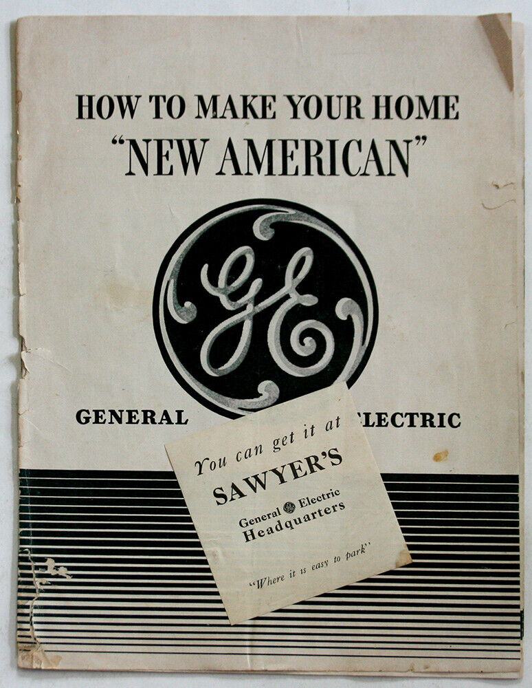 1935 GENERAL ELECTRIC How To Make Your Home \