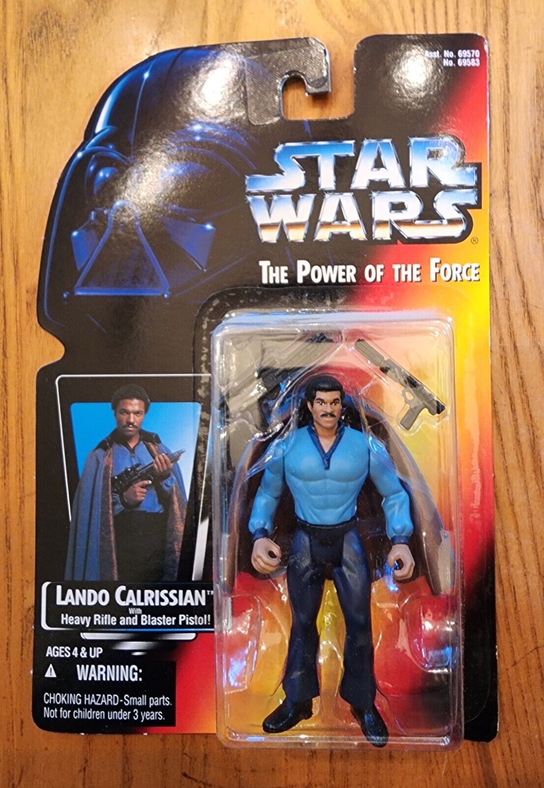 Star Wars 1995 Lando Calrissian  figure unopened new cond. Power of the Force