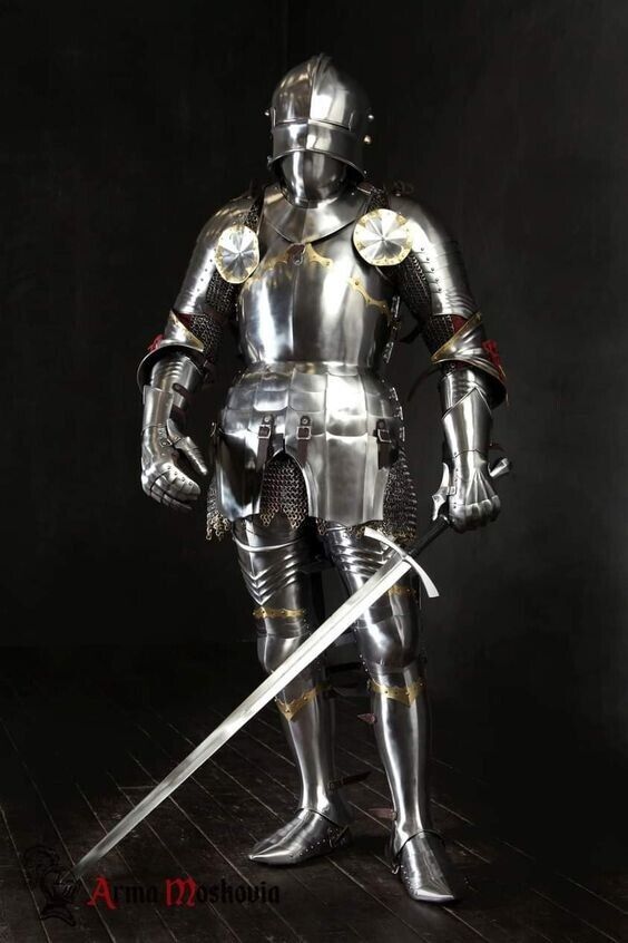 Medieval Full Body Armor German Gothic Suit of 15th Century armor Suit Steel