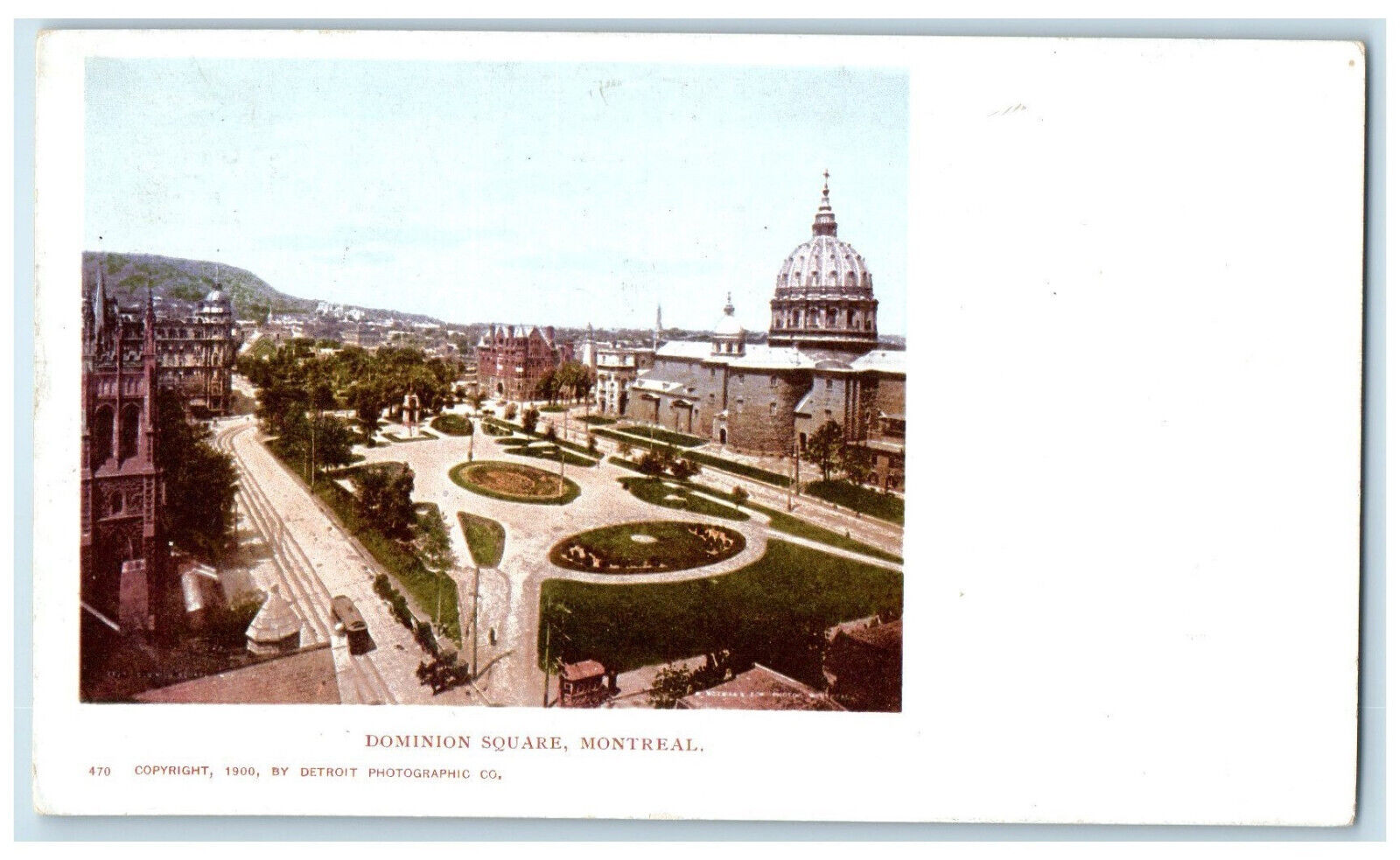 c1900's Dominion Square Montreal Quebec Canada Unposted Antique PMC Postcard